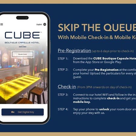 Cube Family Boutique Capsule Hotel At Chinatown Szingapúr Kültér fotó