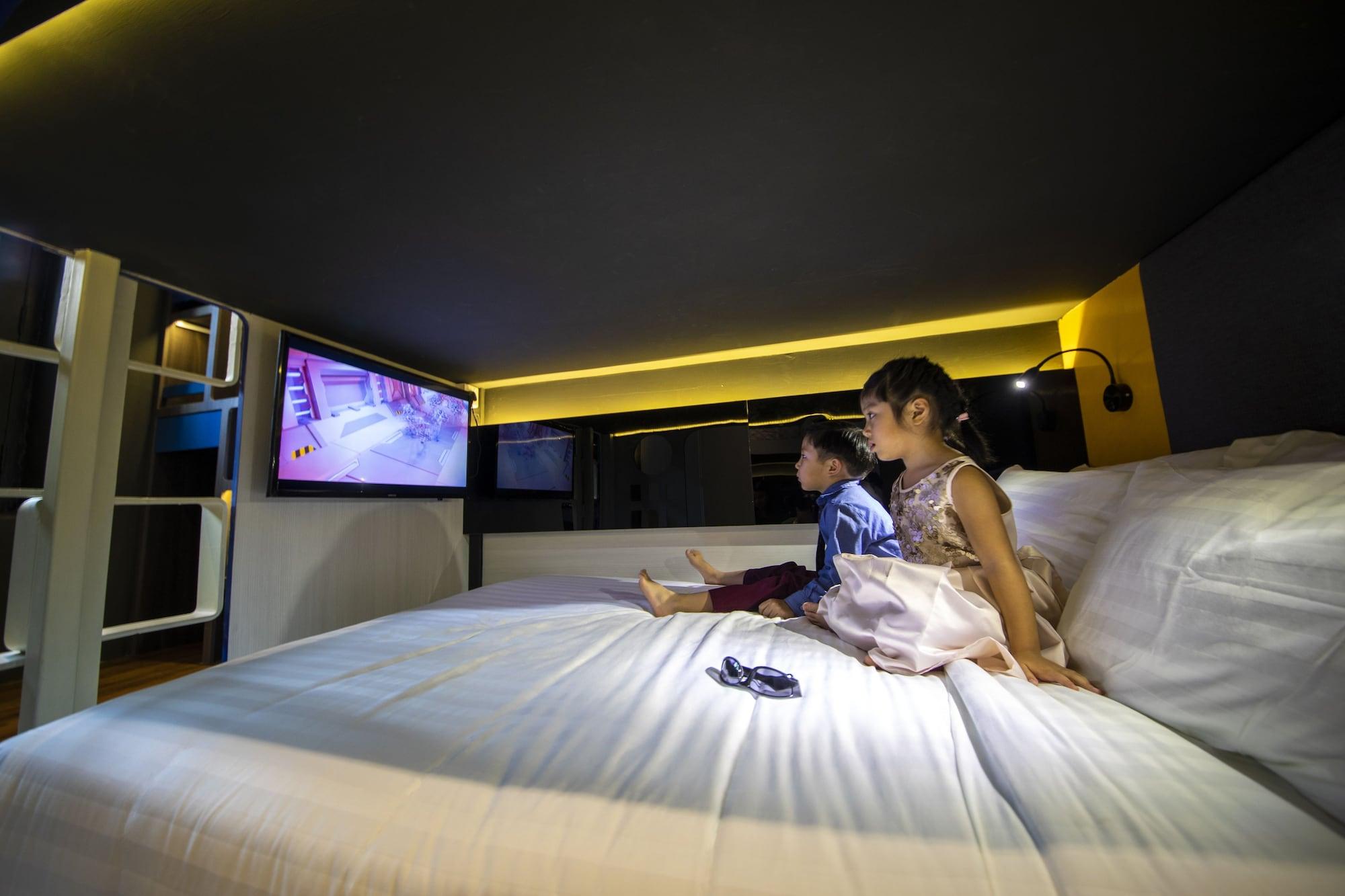 Cube Family Boutique Capsule Hotel At Chinatown Szingapúr Kültér fotó
