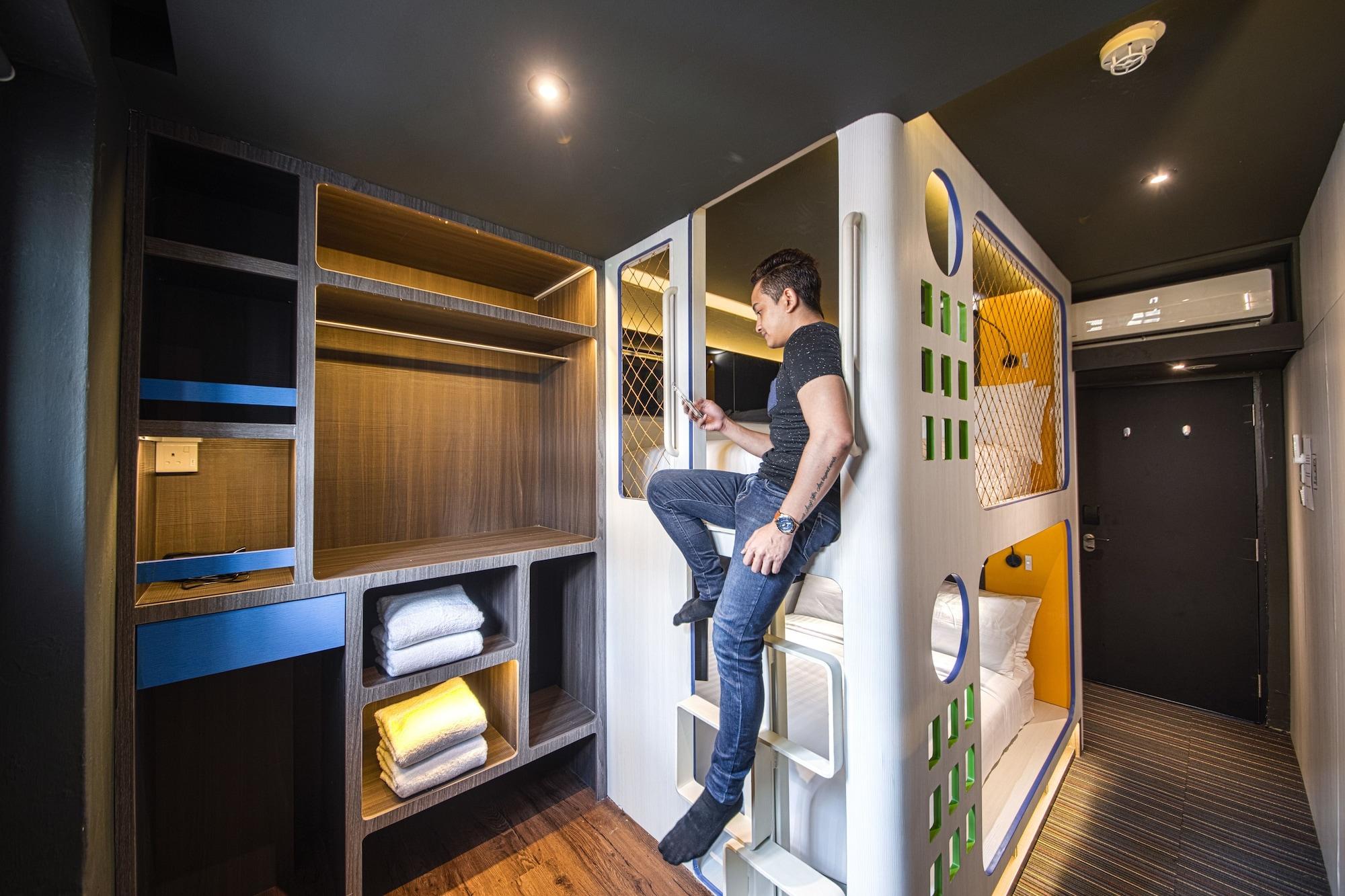 Cube Family Boutique Capsule Hotel At Chinatown Szingapúr Kültér fotó